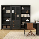 Wooden Bookcase With 5 Shelves - Barcelona