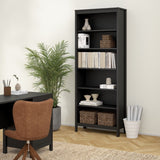 Wooden Bookcase With 5 Shelves - Barcelona