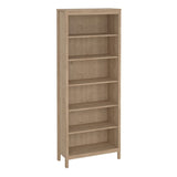 Wooden Bookcase With 5 Shelves - Barcelona