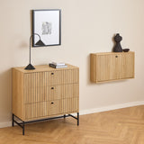 Wooden Chest Of 3 Drawers - Albany