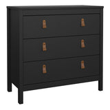 Wooden Chest Of 3 Drawers - Barcelona