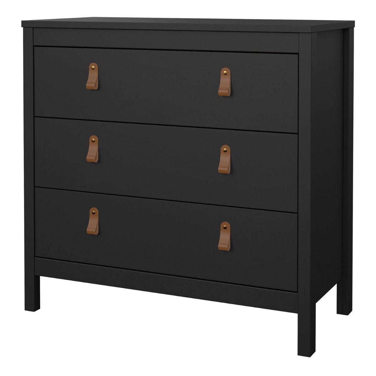 Wooden Chest Of 3 Drawers - Barcelona