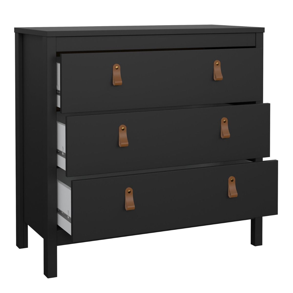 Wooden Chest Of 3 Drawers - Barcelona