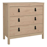 Wooden Chest Of 3 Drawers - Barcelona