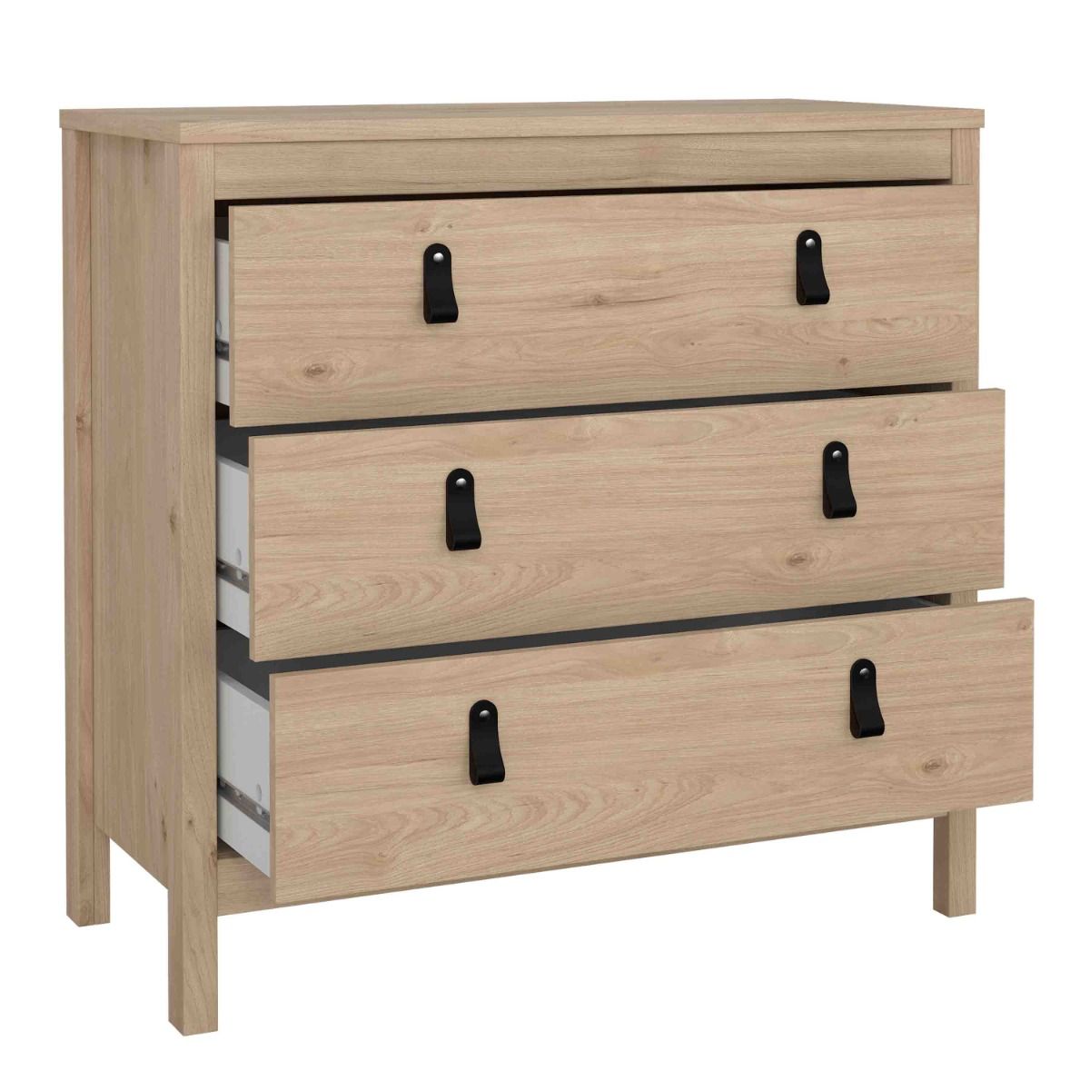 Wooden Chest Of 3 Drawers - Barcelona