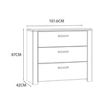 Wooden Chest Of 3 Drawers - Bohol