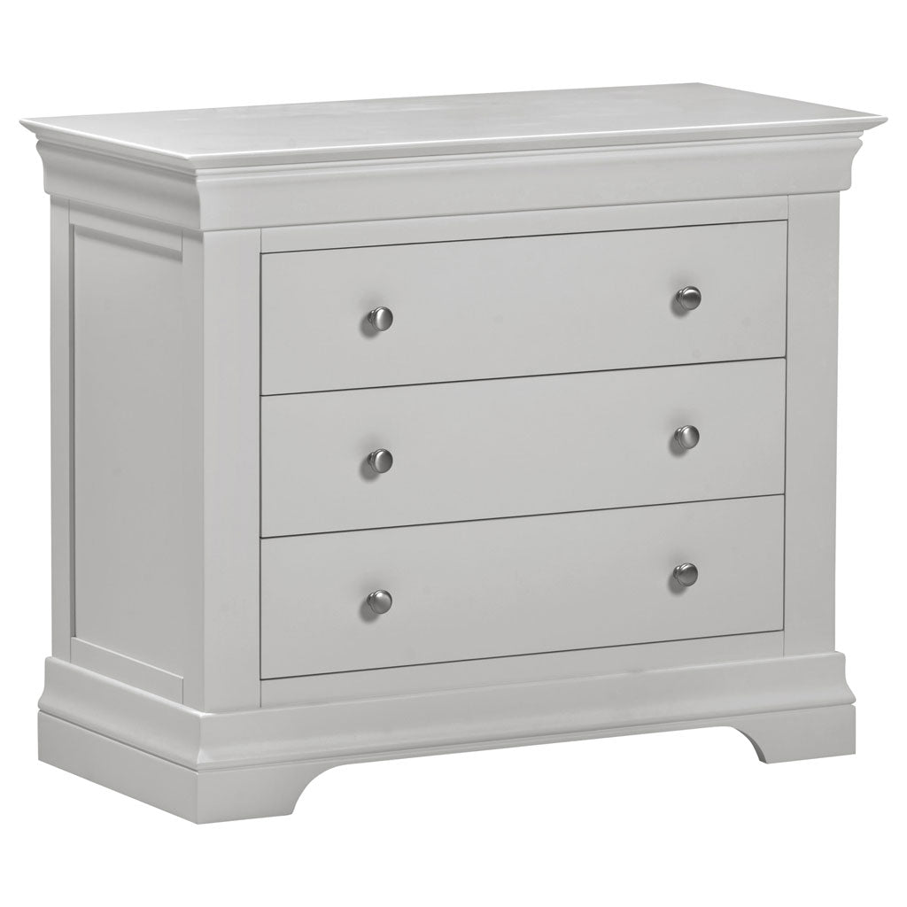Wooden Chest Of 3 Drawers - Bordeaux