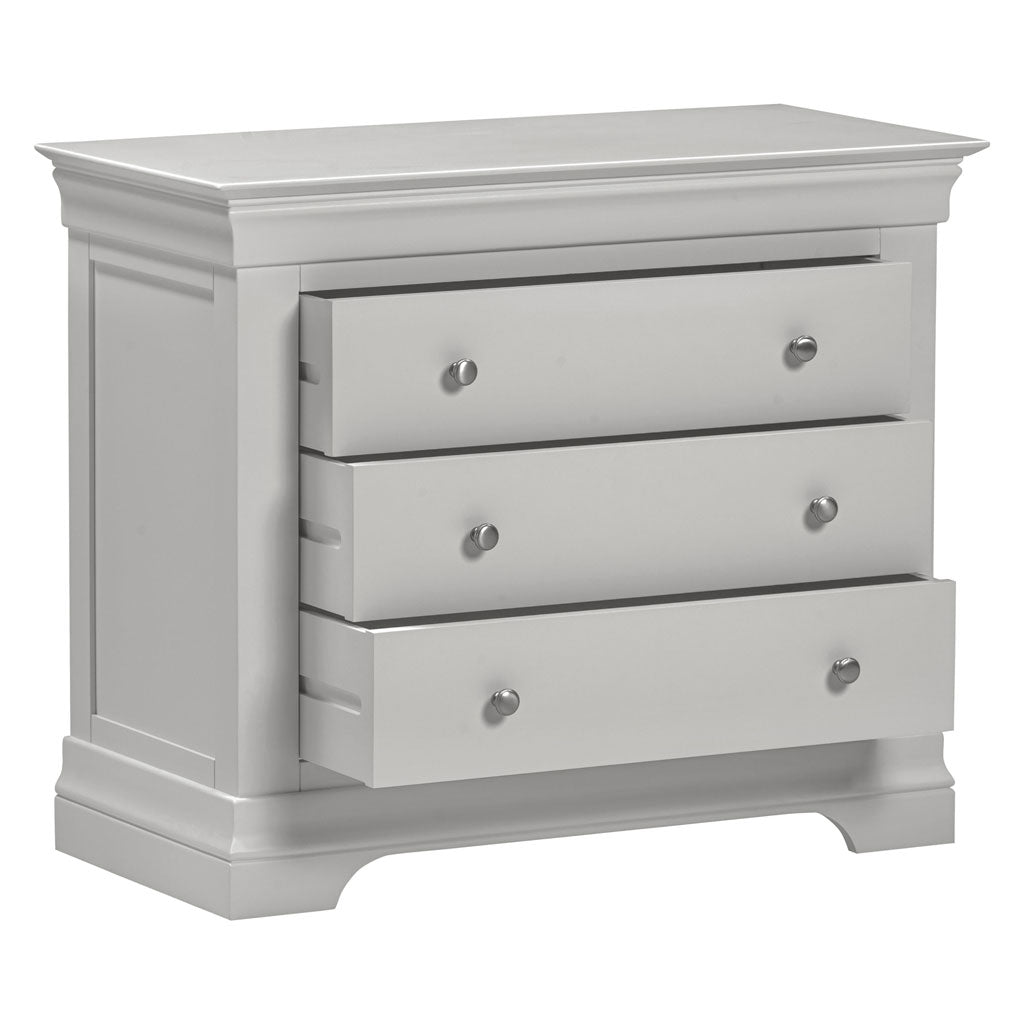 Wooden Chest Of 3 Drawers - Bordeaux