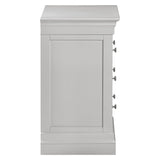 Wooden Chest Of 3 Drawers - Bordeaux