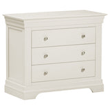 Wooden Chest Of 3 Drawers - Bordeaux