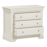 Wooden Chest Of 3 Drawers - Bordeaux