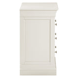 Wooden Chest Of 3 Drawers - Bordeaux
