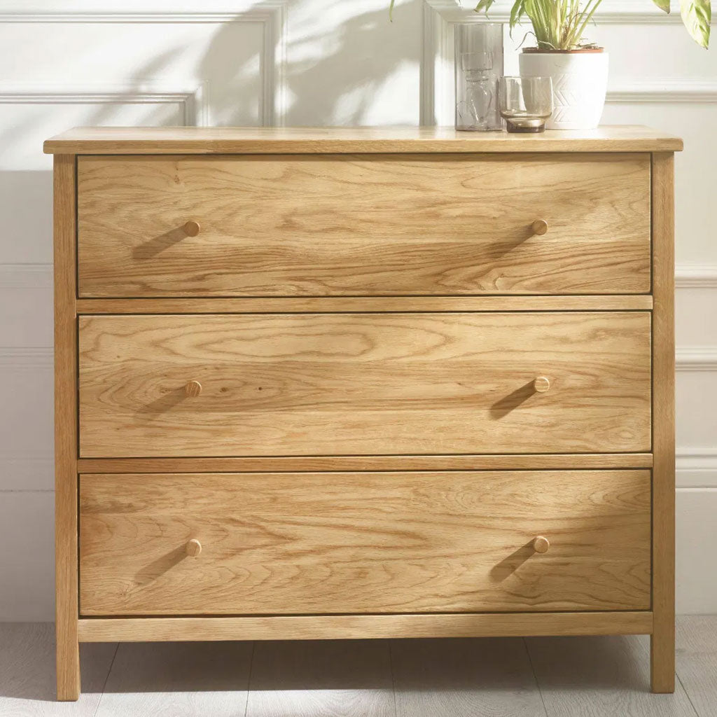 Wooden Chest Of 3 Drawers - Coxmoor