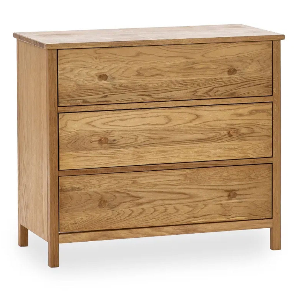 Wooden Chest Of 3 Drawers - Coxmoor