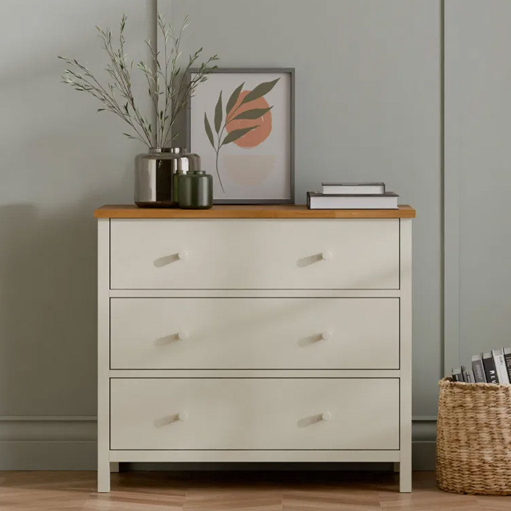 Wooden Chest Of 3 Drawers - Coxmoor