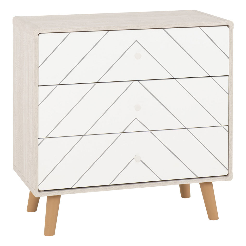 Wooden Chest Of 3 Drawers - Dixie
