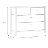 Wooden Chest Of 3 Drawers - High Rock