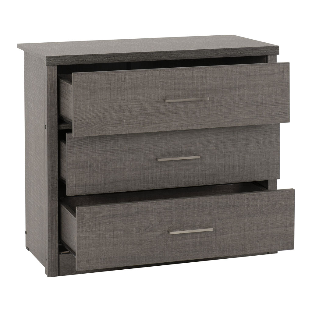 Wooden Chest Of 3 Drawers - Lisbon