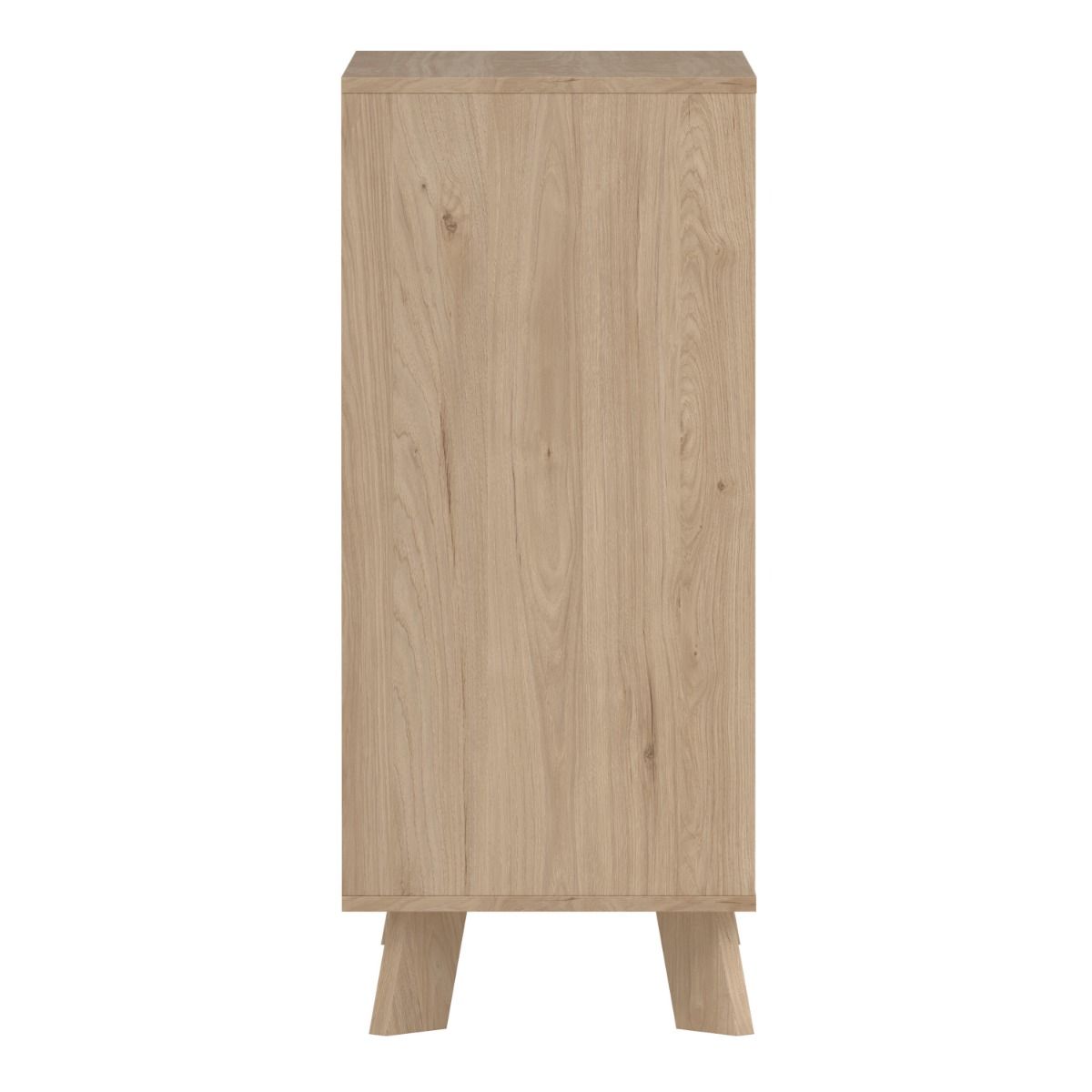 Wooden Chest Of 3 Drawers With White Fronts - Ikast