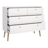 Wooden Chest Of 4 Drawers - Cumbria