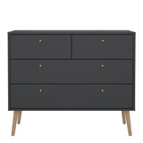 Wooden Chest Of 4 Drawers - Cumbria