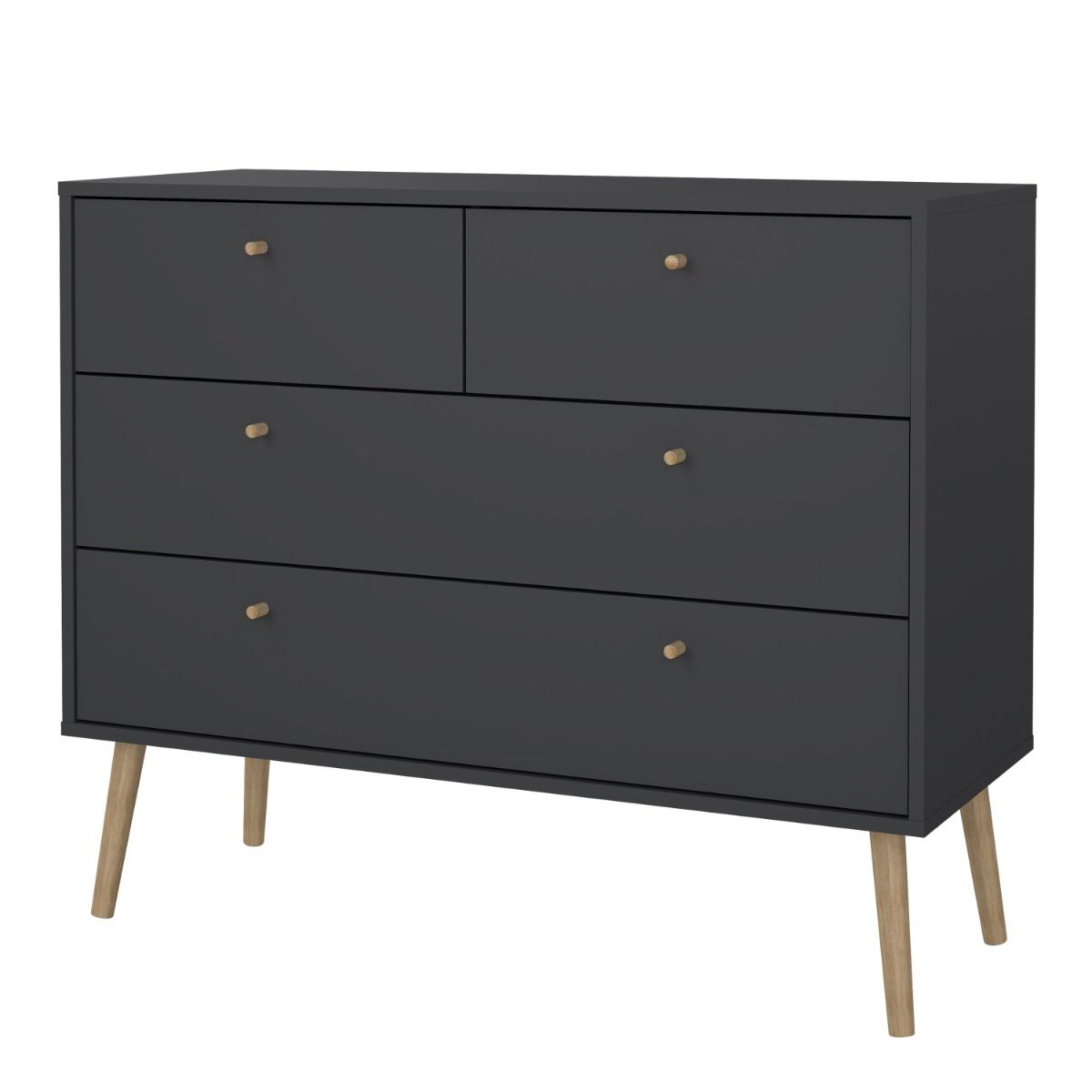 Wooden Chest Of 4 Drawers - Cumbria