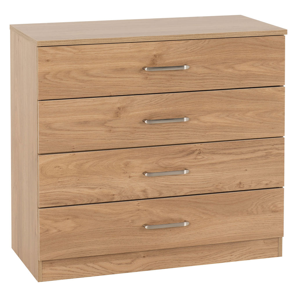 Wooden Chest Of 4 Drawers - Dakota