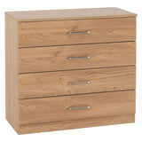 Wooden Chest Of 4 Drawers - Dakota
