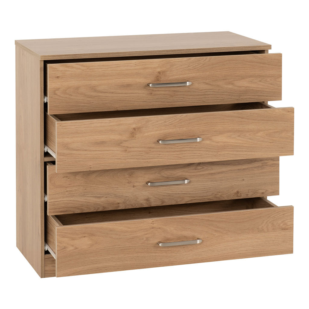 Wooden Chest Of 4 Drawers - Dakota