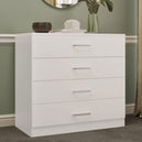 Wooden Chest Of 4 Drawers - Dakota