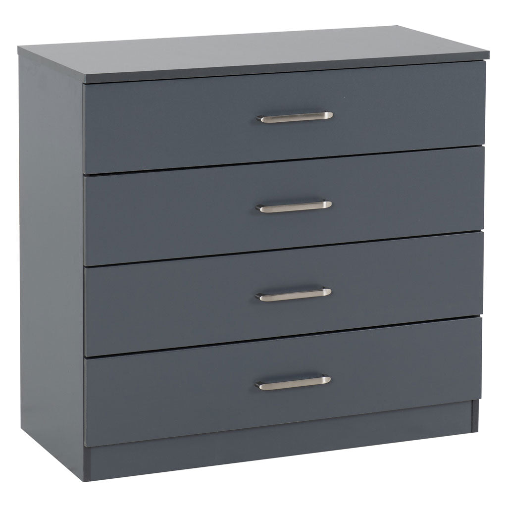 Wooden Chest Of 4 Drawers - Dakota