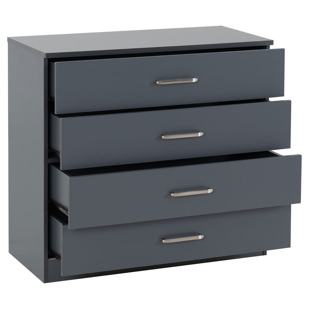 Wooden Chest Of 4 Drawers - Dakota