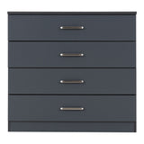 Wooden Chest Of 4 Drawers - Dakota