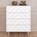 Wooden Chest Of 4 Drawers - Dixie