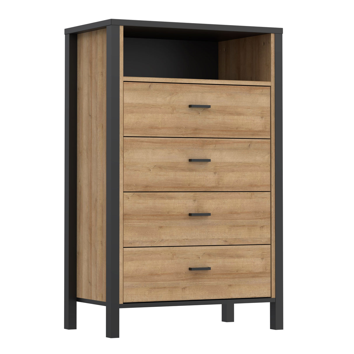 Wooden Chest Of 4 Drawers Tall - High Rock