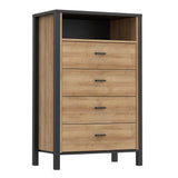 Wooden Chest Of 4 Drawers Tall - High Rock