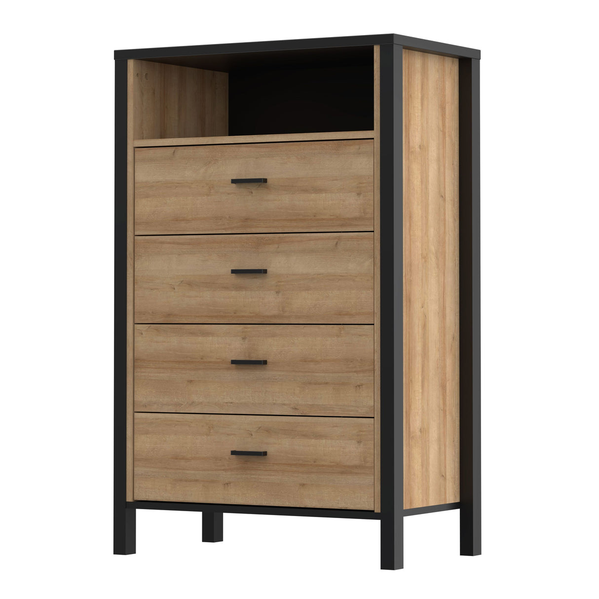 Wooden Chest Of 4 Drawers Tall - High Rock