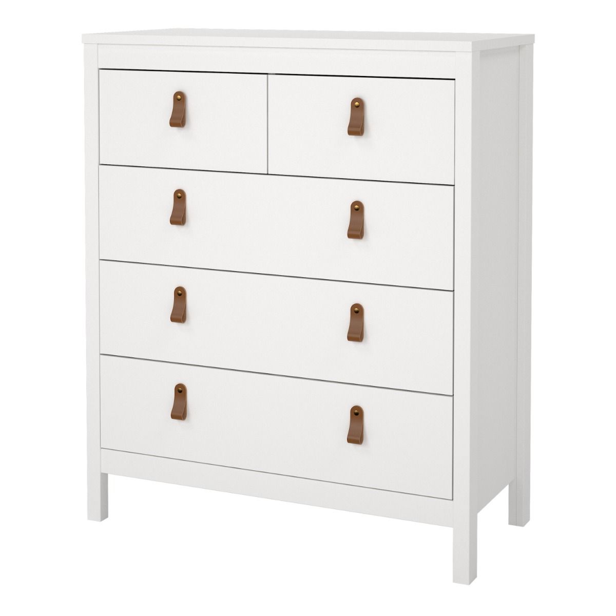 Wooden Chest Of 5 Drawers - Barcelona