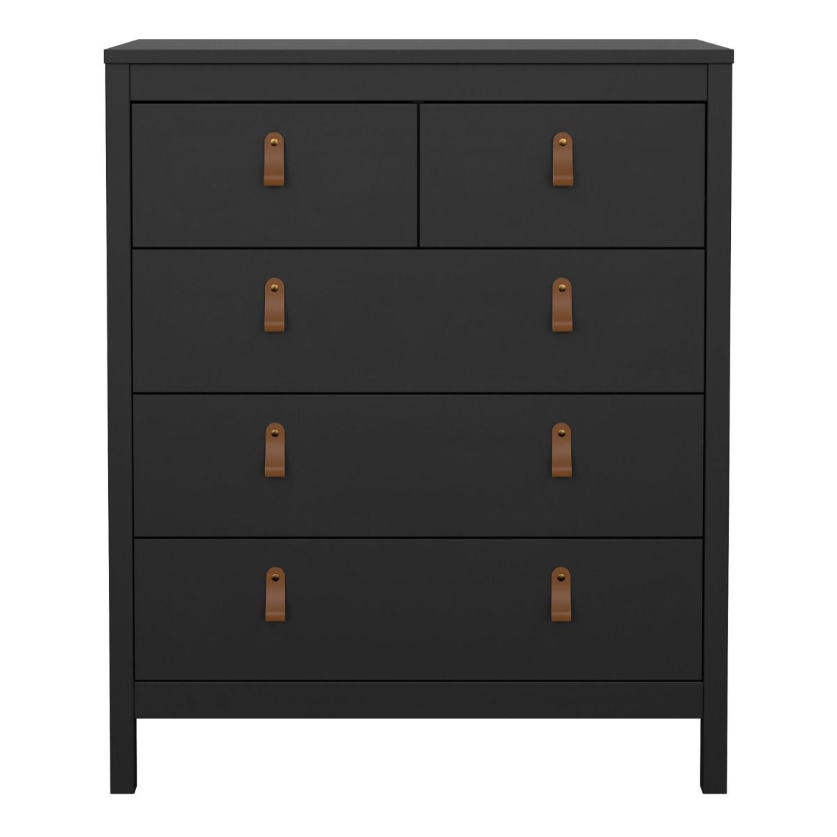 Wooden Chest Of 5 Drawers - Barcelona