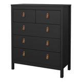 Wooden Chest Of 5 Drawers - Barcelona