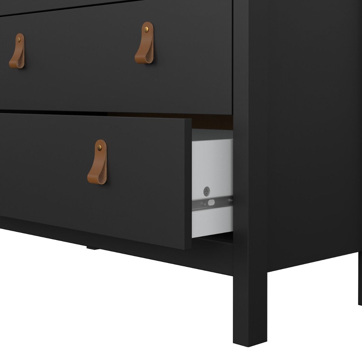 Wooden Chest Of 5 Drawers - Barcelona