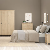 Wooden Chest Of 5 Drawers - Barcelona