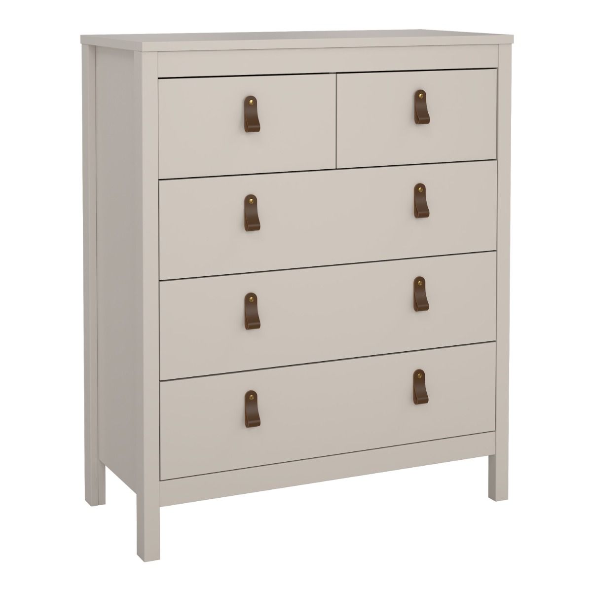 Wooden Chest Of 5 Drawers - Barcelona
