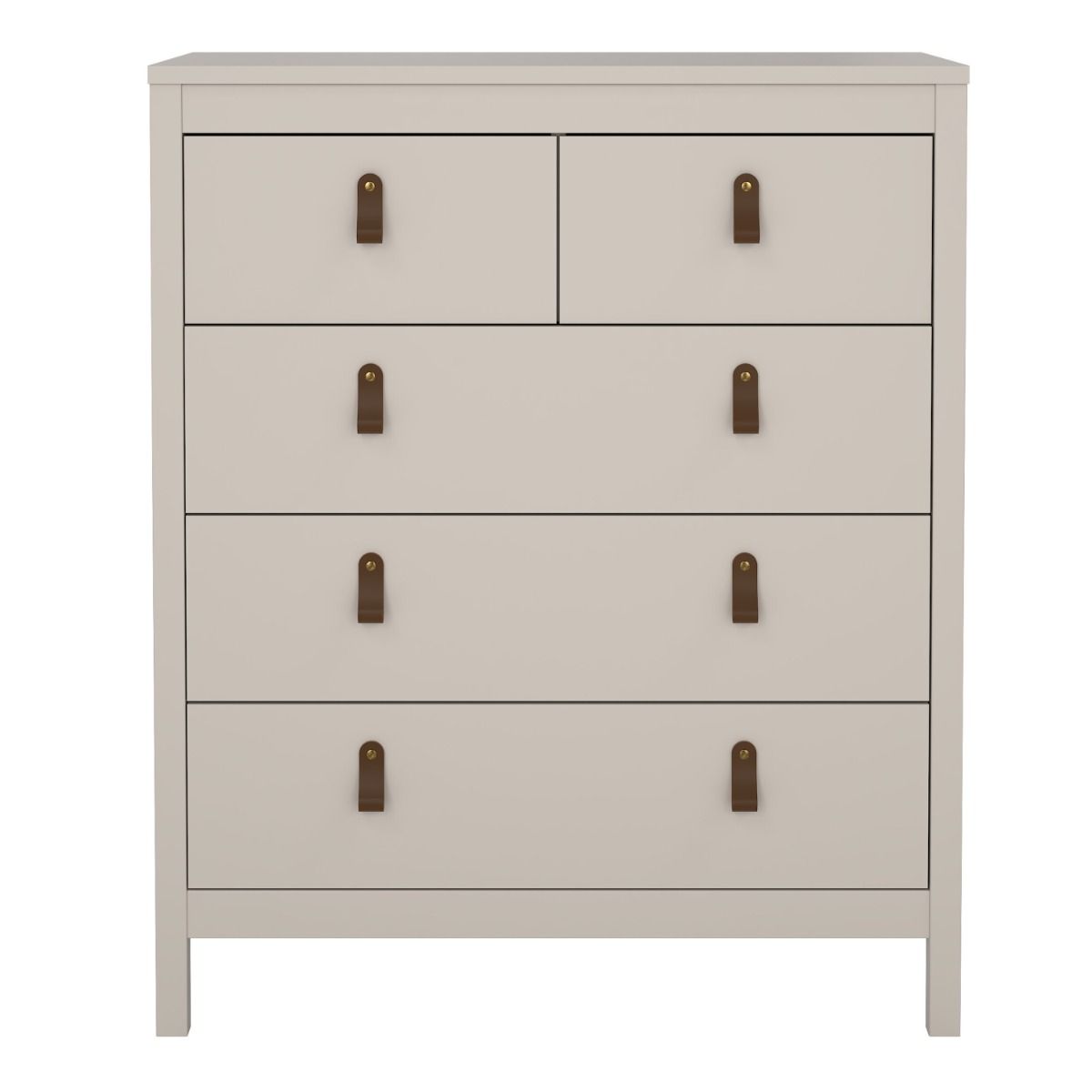 Wooden Chest Of 5 Drawers - Barcelona