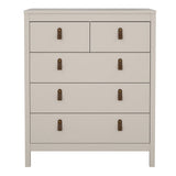 Wooden Chest Of 5 Drawers - Barcelona