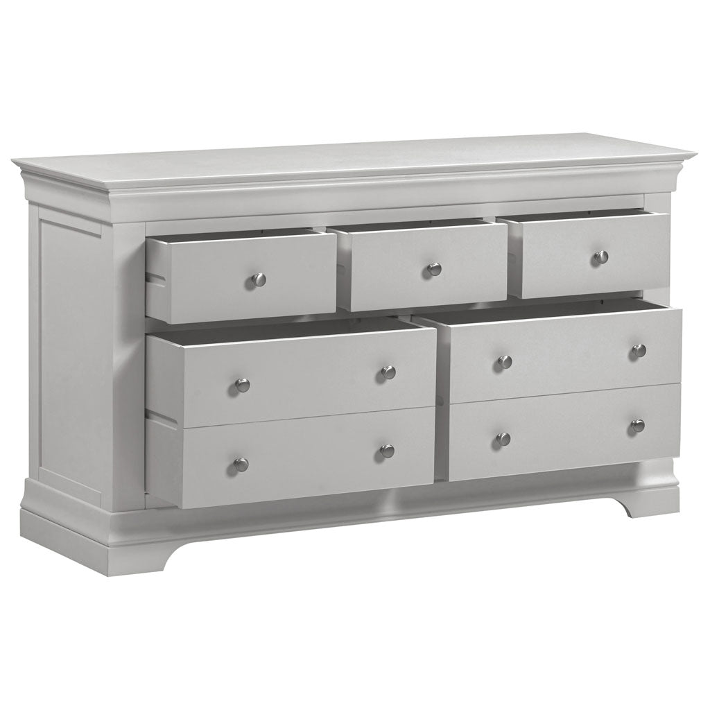 Wooden Chest Of 5 Drawers - Bordeaux