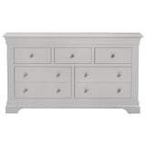 Wooden Chest Of 5 Drawers - Bordeaux