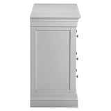 Wooden Chest Of 5 Drawers - Bordeaux
