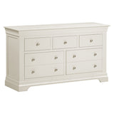 Wooden Chest Of 5 Drawers - Bordeaux