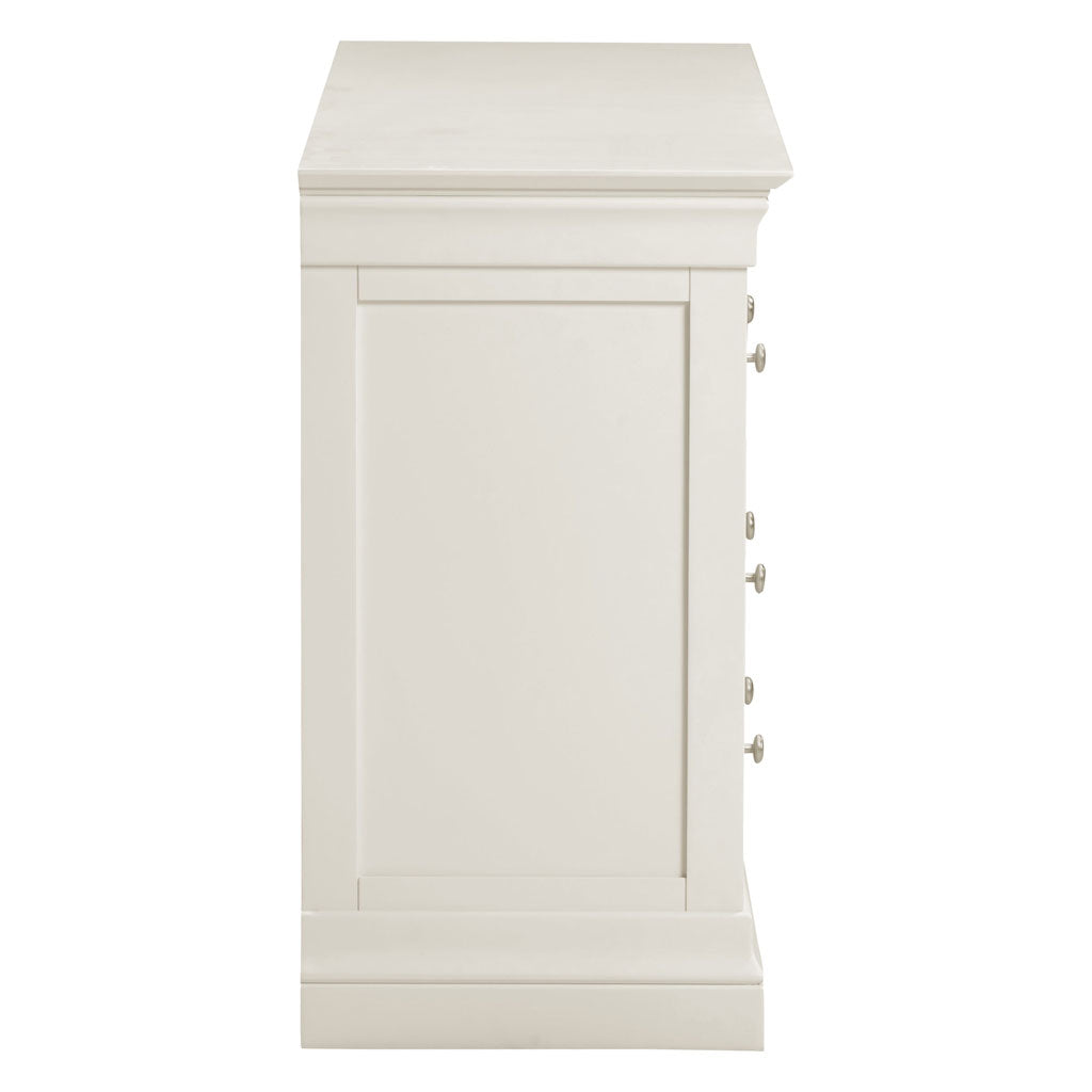 Wooden Chest Of 5 Drawers - Bordeaux